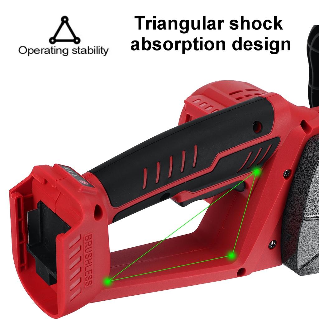 3000W 16 Inches Electric Cordless Chain Saw Brushless Motor Electric Chainsaw Woodworking Tool For 18V battery