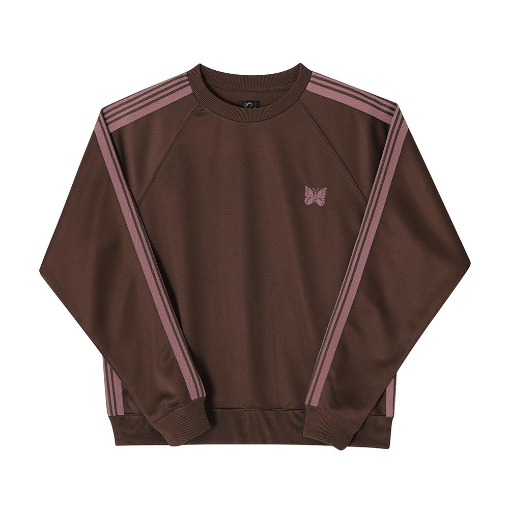 NeedleS Men S SweAtShirt Poly Smooth TrAck Rw315 A Brown RW315 A-Brown (S)