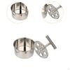 5 Hole Meatball Maker Manual DIY Stainless Steel Cooking Utensils Dispenser Tool Meat Ball