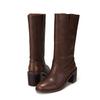 Barbara Leather 7cm Half Long Boots Bbg868br