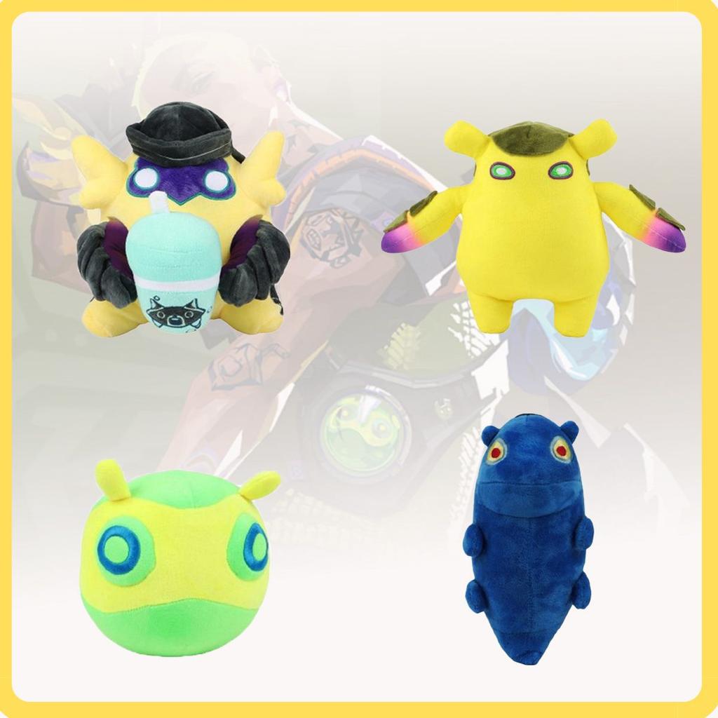 VALORANT Plush Game Figure Gekko Pet Wingman Plush Toys Kawaii Peripherals Soft Stuffed Dolls Birthday Gifts Toys Boys Kids
