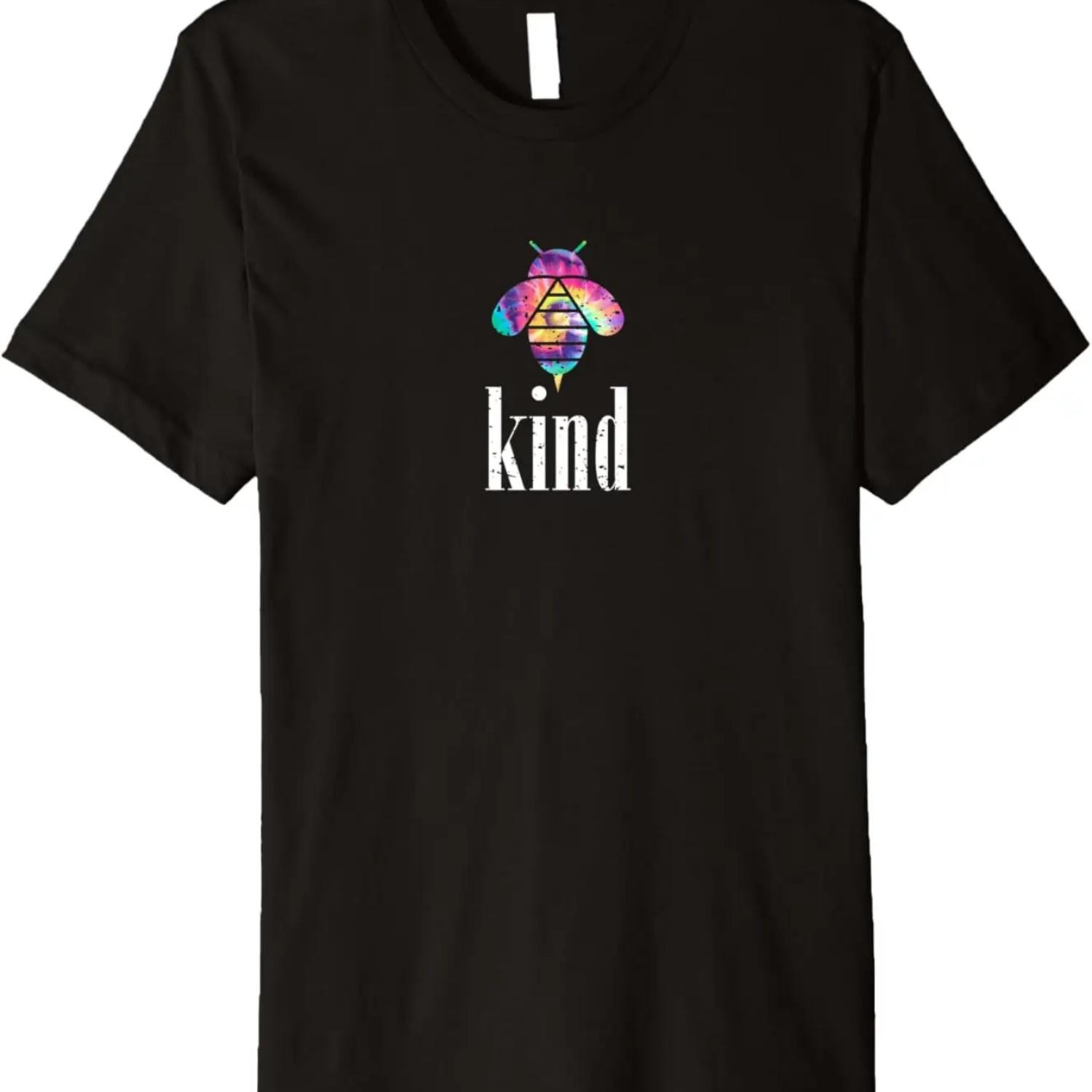Tie Dye Bee Kind Motivational Be Kind Premium T-Shirt S