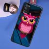 Fashion Cartoon Owl Case For OPPO A74 A94 A54 A57 S A77 A76 A96 A52 A72 A91 A93 A5 A9 A31 A53 A15 A16 A17 Cover