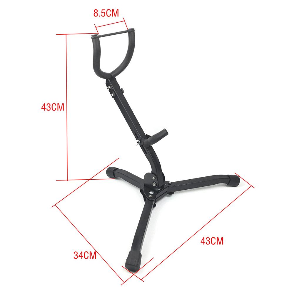 Alto Tenor Saxophone Stand Display Instrument Accessories Metal Material Triangle Base Design