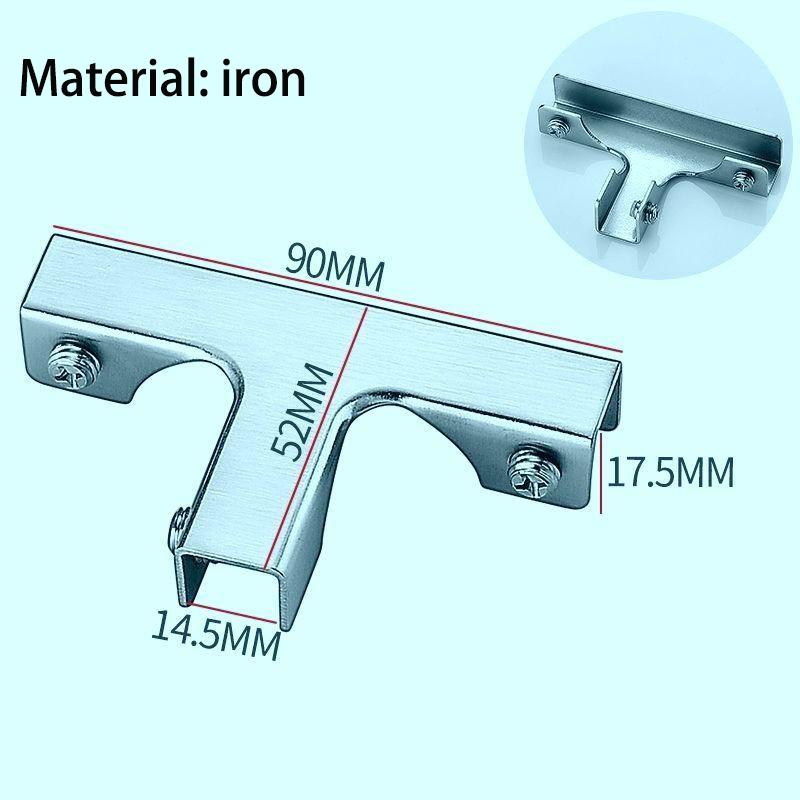 Glasklemmenbeschläge aus Edelstahl 304, rechtwinklige LT-Beschläge, Hardware-Befestigung