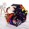 1pc Anime Character Outdoor Umbrella - Automatic Opening/Closing - Floral Design - Portable 3-Fold Design - Iron Frame - Festival Gift - Suitable