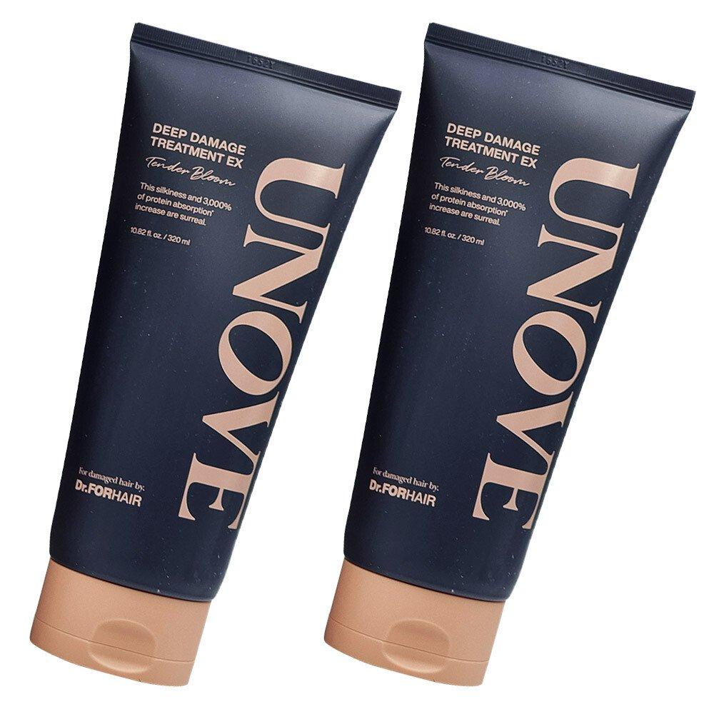Unove Deep Damage Hair Treatment EX 320ml X2 Large Capacity