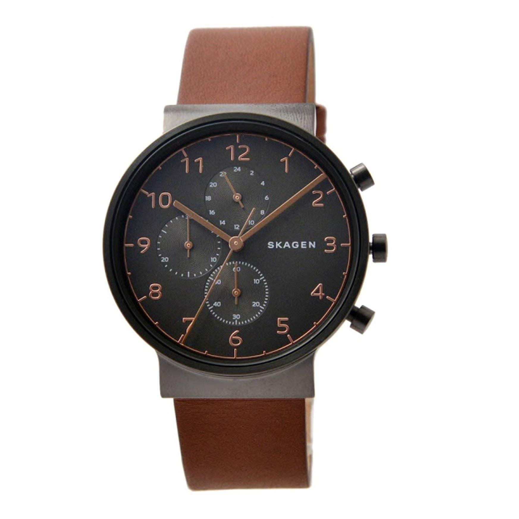 

SKAGEN Watch Anchor 40mm Chronograph Gray Silver SKW6418 [Skagen] Men s [Item]