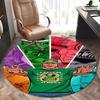 Never Give Up WWE Chair Mat Round Rug-Office Carpet, Non-slip, Suitable for Living Rooms, Bedrooms Decor.1205407a