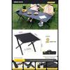 Folding Metal Carbon Steel Roll-up Camping Table and Chair Set