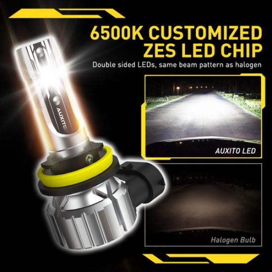 H11 H9 LED Headlight Conversion Kit High/Low Beam Bulb Super Bright 6500K White