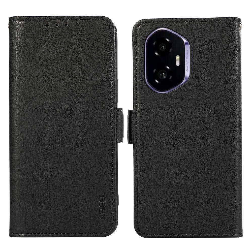 ABEEL For Honor 400 5G (Global) Case Leather Phone Cover with RFID Blocking Wallet