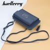 Pu Leather Long Wallet For Women With Zipper And Card Slots For Daily Use
