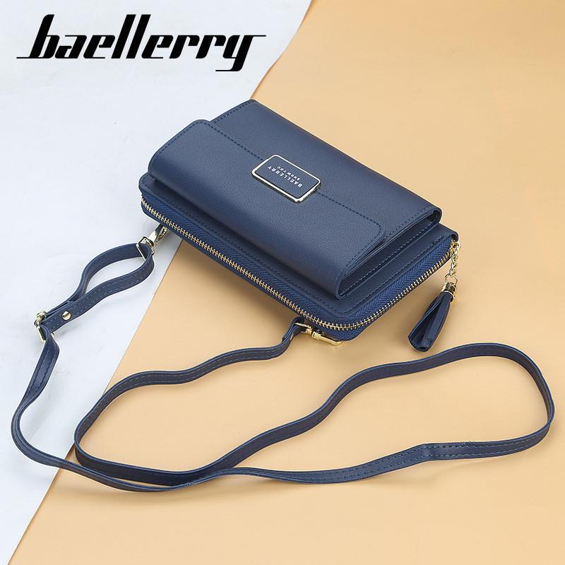 Pu Leather Long Wallet For Women With Zipper And Card Slots For Daily Use