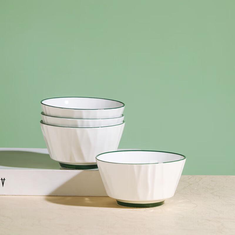 Jingdezhen Ceramic Underglaze Rice Bowl Set