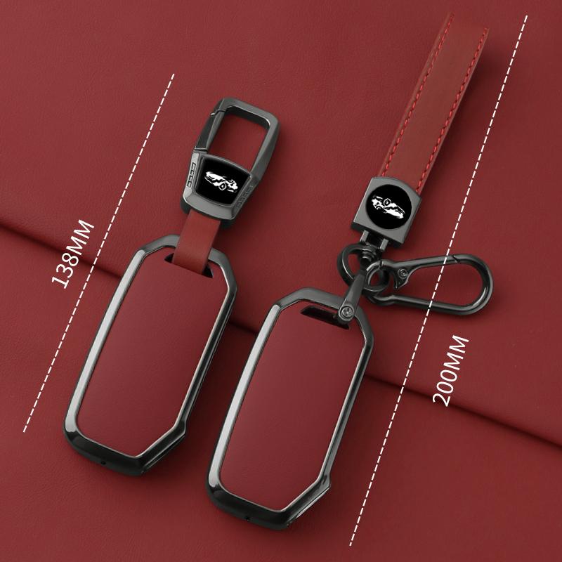 Alloy Leather Car Key Case Cover For Kia  Sportage  Niro Hybrid  Sorento Mq4  Ev6 Gt-Line K8 V6 Protect Accessor