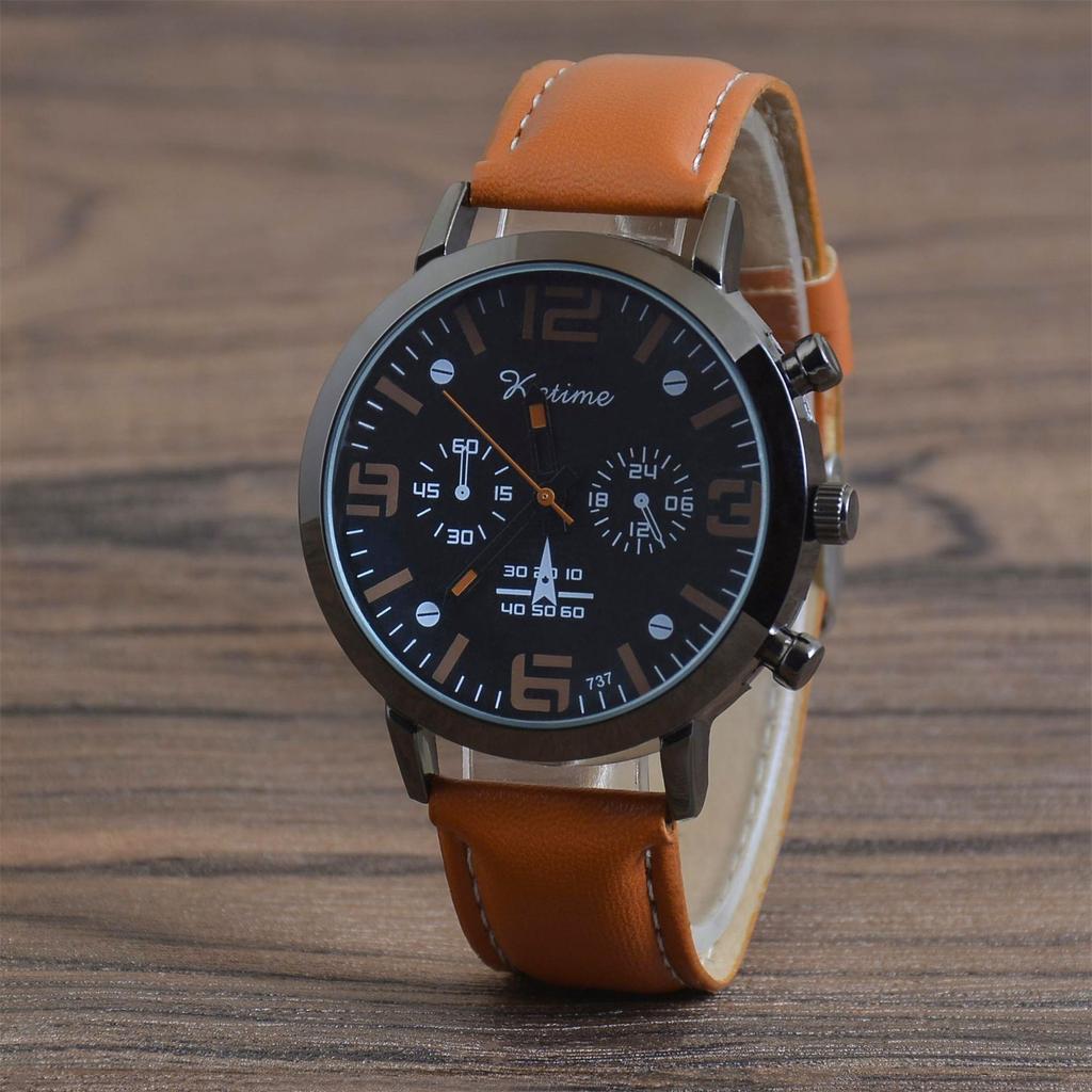 Men's Waterproof Luminous Running Alarm Clock Watch