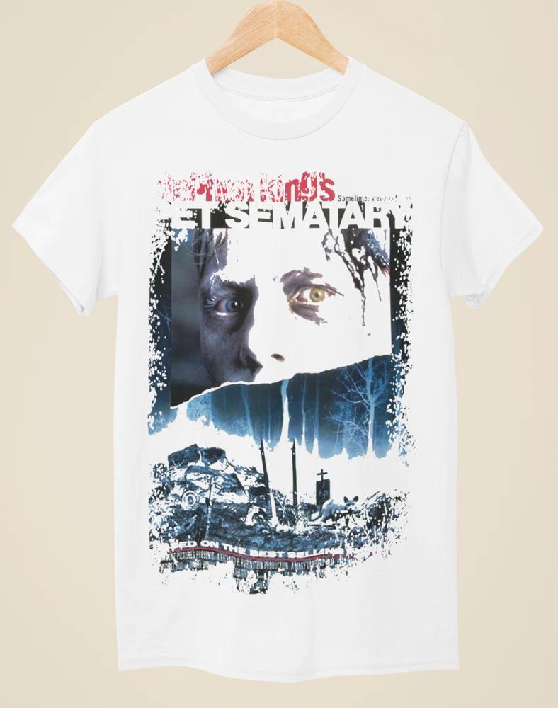 Pet Sematary Movie Poster Inspired Unisex White TShirt S
