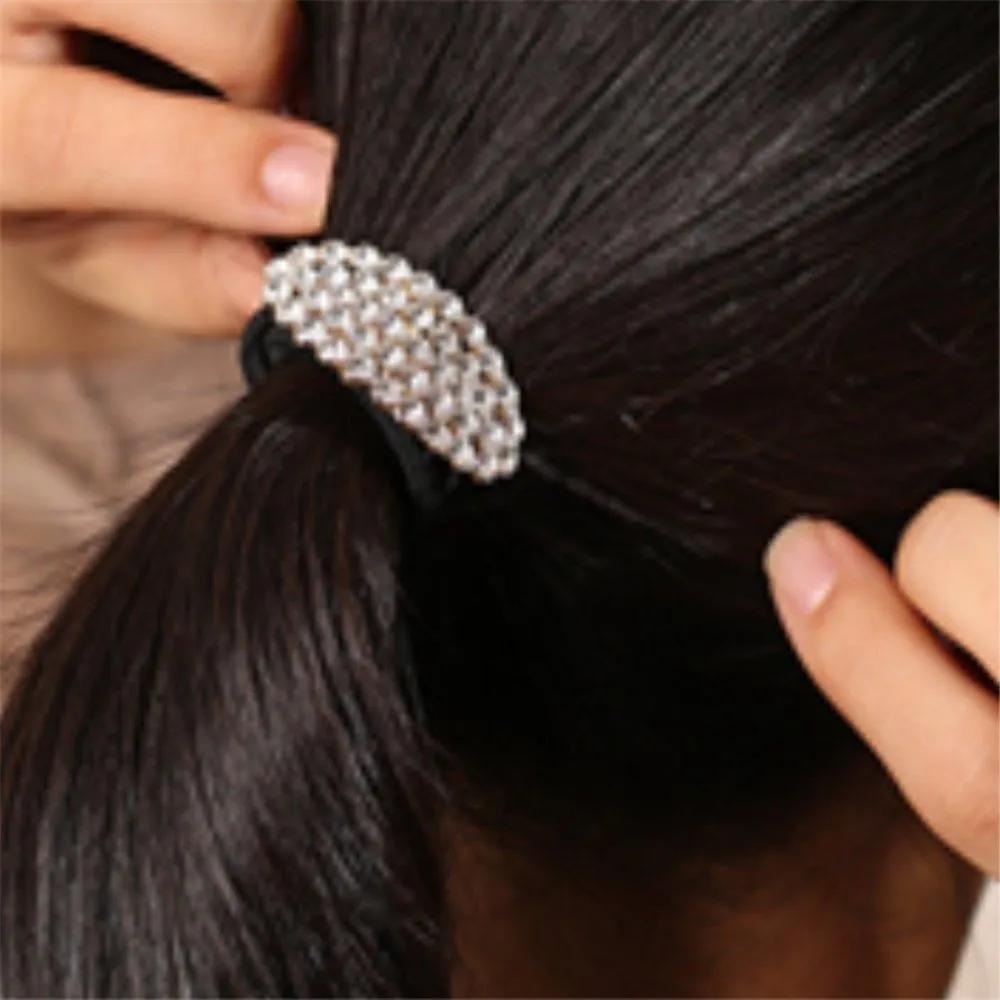 Ponytail cubic hair tie, pretty hair tie, pretty hair tie, short hair half-up tie