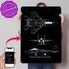 McDonnell Douglas FE Printed Poster Customized Wall Art Retro Vintage Metal Tin Signs for Room Ornaments Decoration Aesthetic