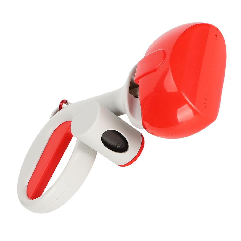 Haustiertoilette Aufheber Hund Katze Kot Aufheber mit Hochfesten Materialien und Langlebigen FedernKlein Rot