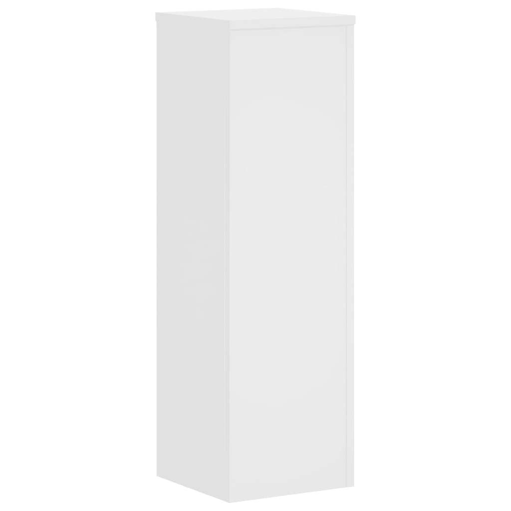 Plant Stand 2 pcs. White 25 x 25 x 80 cm Engineered Wood