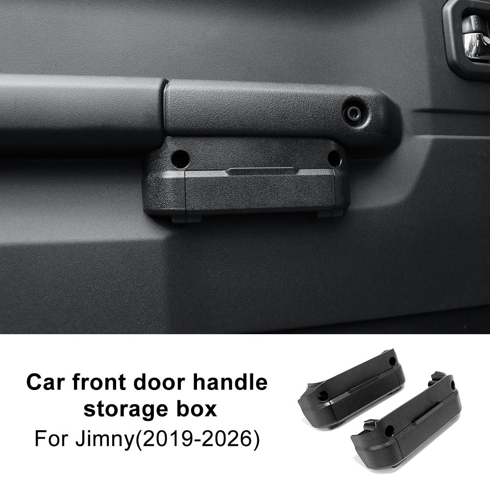 Car Front Door Grab Handle Storage Box Organizer For Suzuki Jimny JB64 JB74 2019 2020 2021 2022 2023 2024 2025 2026 Accessories.