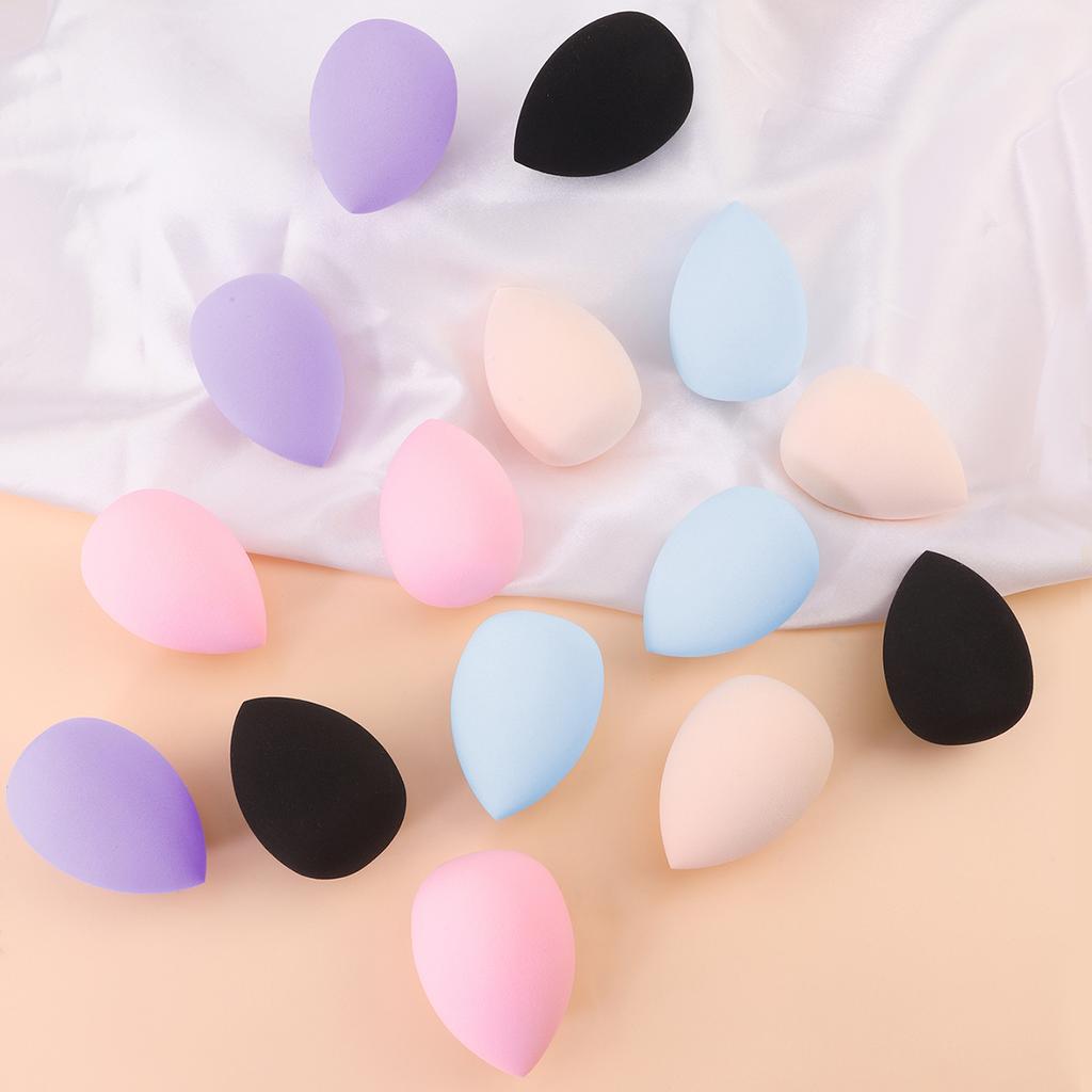Small Medium and Large 12PCS Combination Set Makeup Puff Essential for Beginners Cosmetic Puff Set Makeup Foundation Sponge