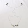 Adjustable Three-Chain Nipple Clamp Adult Sex Toy for Women And Couples with Bells Breast Clip for Enhanced Sensation
