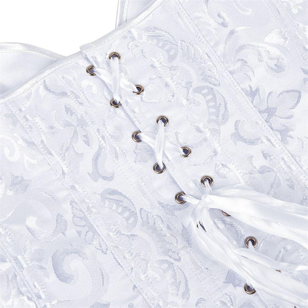 Flower Satin Corset Slim Fit Summer Crop Tops Elastic Waistband Vest Spring Summer