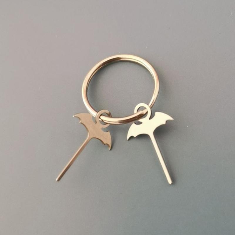 Plateau de carte Sim, 2 pièces, aiguille chauve-souris, dé à coudre en acier inoxydable, téléphones portables universels