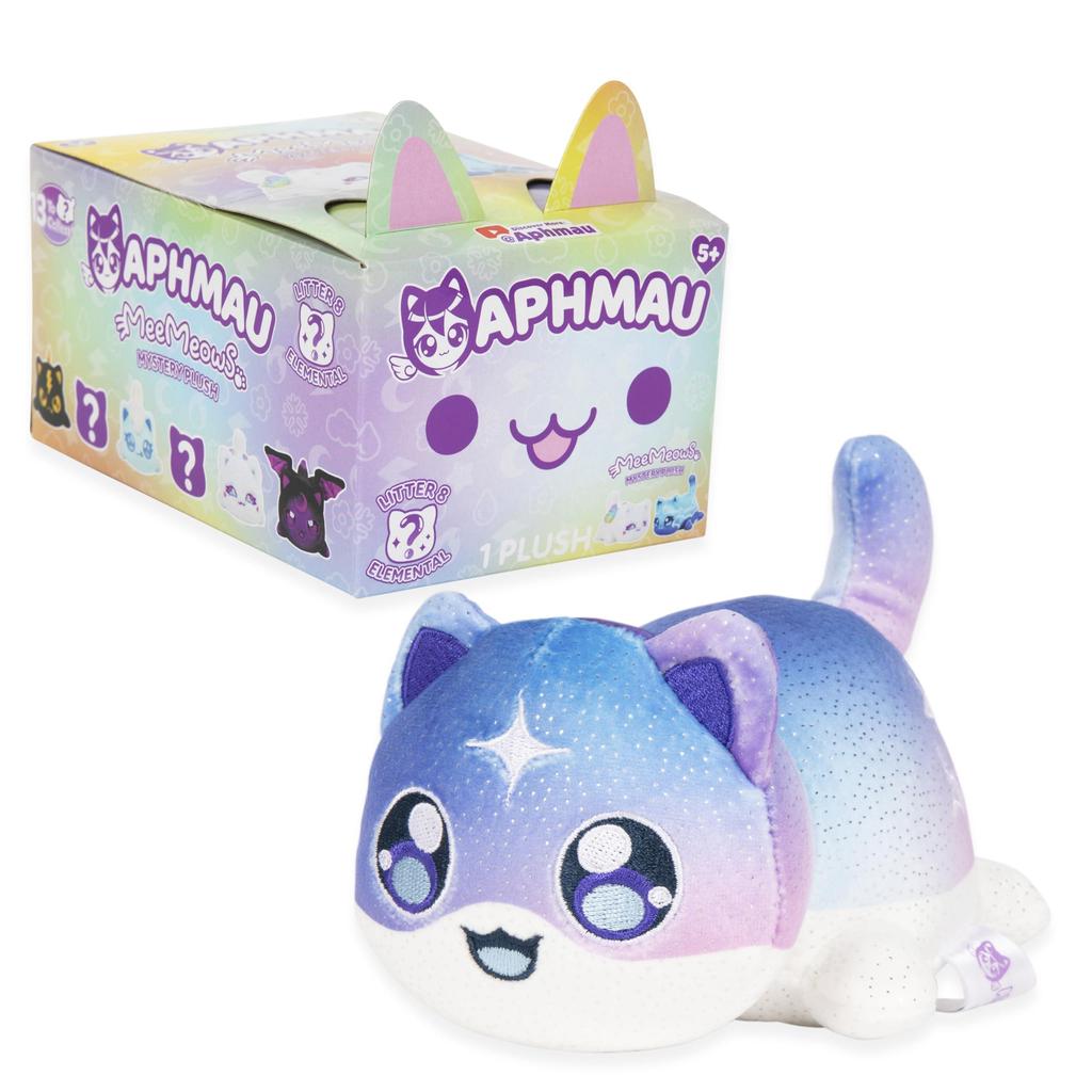Aphmau 6" MeeMeow Mystery plyšák - Série 8, YouTube Minecraft Herní Kanál, Slepý Box, 1 ze 13 Možností, Zábavní Elementární MeeMeows Inspirovaní