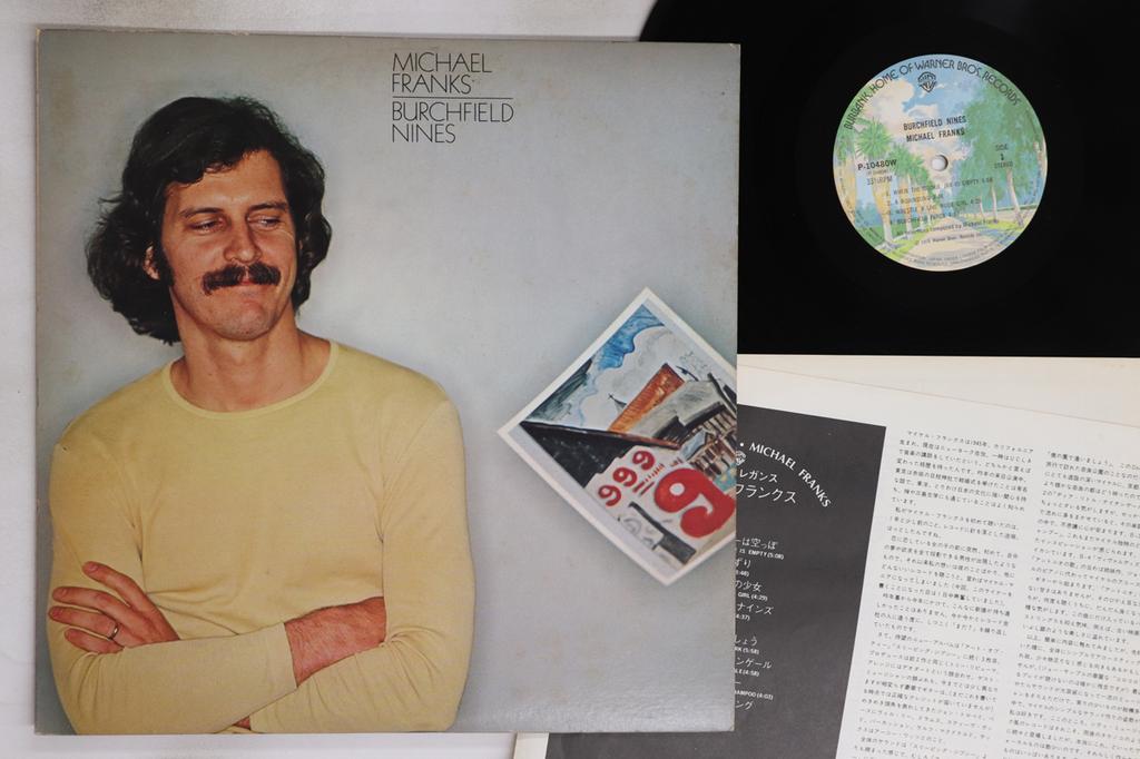 LP Record MICHAEL FRANKS - Burchfield Nines P10480W WARNER BROS 1978 Japan Rock Used