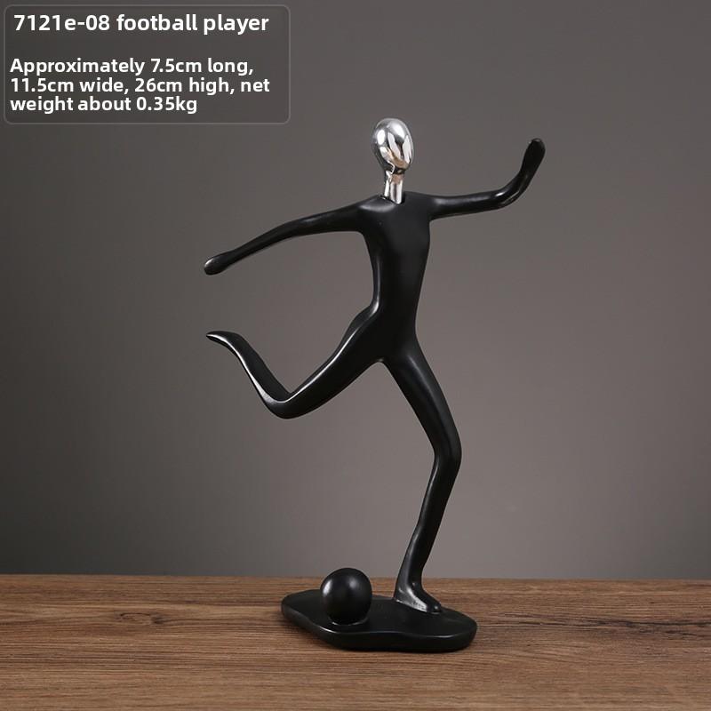 Sports Athlete Resin Sculpture For Living Room Desk Gift For Friends Family Colleagues