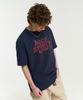AECA Color Chain Stitch Aeca Sports Half Sleeve Tee-Navy