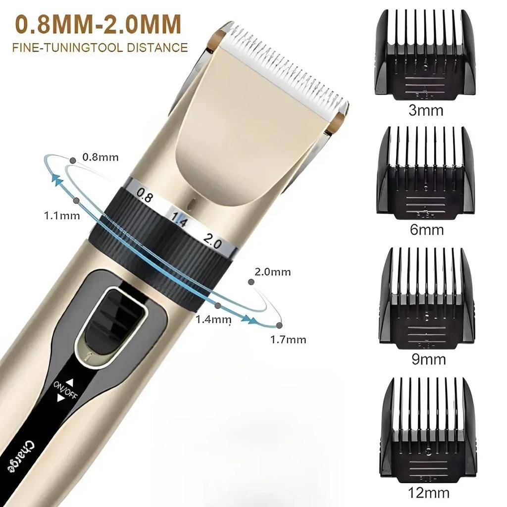 Home Electric Hair Clipper Set, Low Noise and Long Battery Life Hair Trimmer, USB Rechargeable Shaver and Hair Cutting Tool