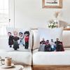 R-Rock Band  5 S-SOS  Pillow Case Office Cushions Suitable For Sofa Car Bedroom Decorative Cushion Cover