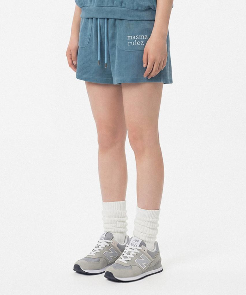 Maseumaluljeueopaeleol Textured Waffle Sweatshorts_3 Colors