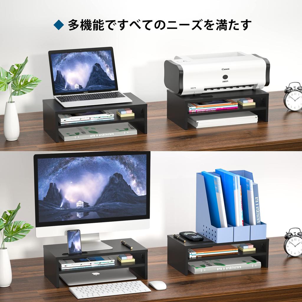 1homefurnit Monitor Desktop Monitor Ergonomic Display PC Desk Keyboard Smartphone Computer Load Capacity Desktop For Office Suitable for Eligible