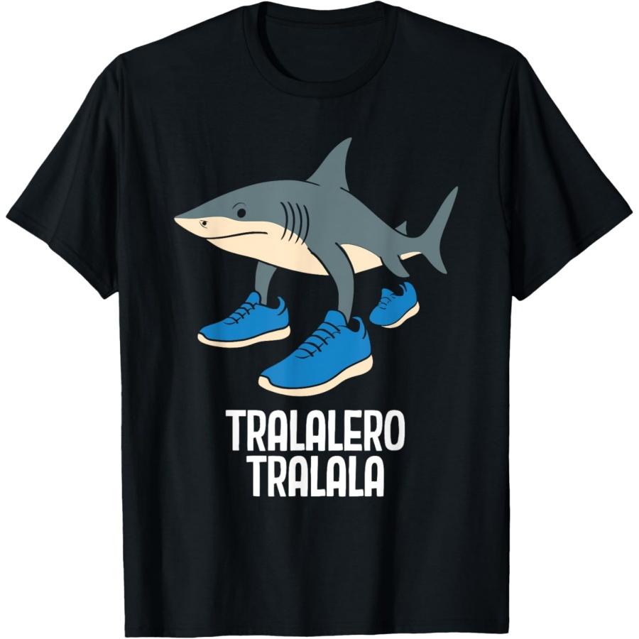 

Tralalero Tralala Italian Brainrot Funny Meme T-Shirt S чорний
