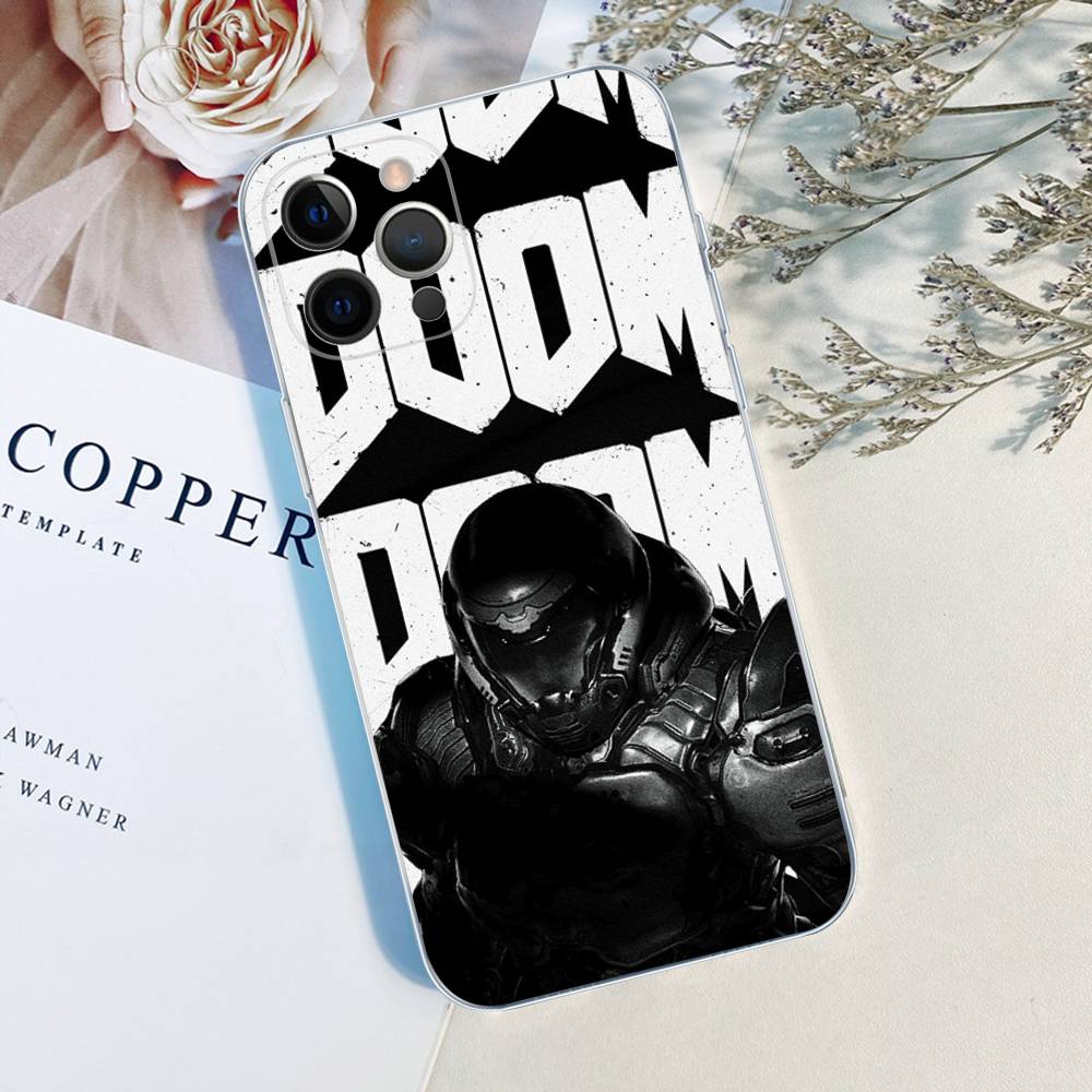 Klasyczna gra D-DOOM-E-EternalS Etui na telefon Dla IPhone 17 16 15 14 13 12 11 Pro Max Plus Miękkie etui Personalizowane DIY