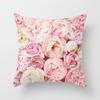 Flower Pattern Decorative Sofa Cushion Cover Pillow Pillowcase Throw Pillows Home Decor Pillowcove Pink
