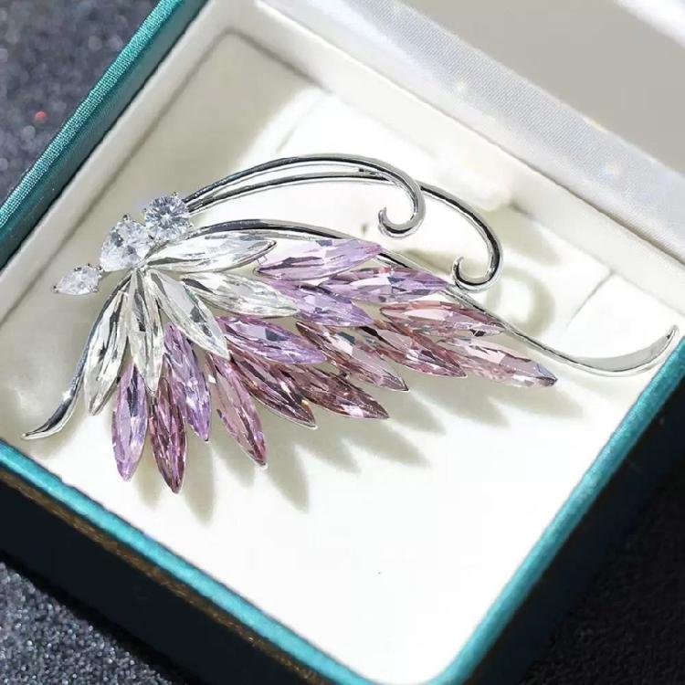 Stylish Crystal Tone Butterfly Brooch Versatile Accessory For Dresses Jackets And Bags Sturdy Yet Comfortable Fit