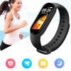 M7 Chytrý náramek Multifunkční Silikonový Dynamický Barevný Velký Displej Fitness Hodinky Náramek pro Monitorování Srdečního Tepu Spánku