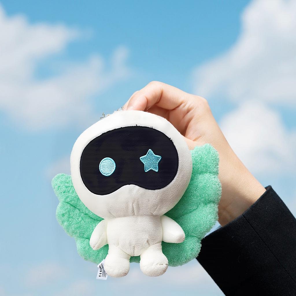 Soft And Cute Pendant Cute Wind Keychain Girl Heart Plush Doll Trendy Cartoon Pendant