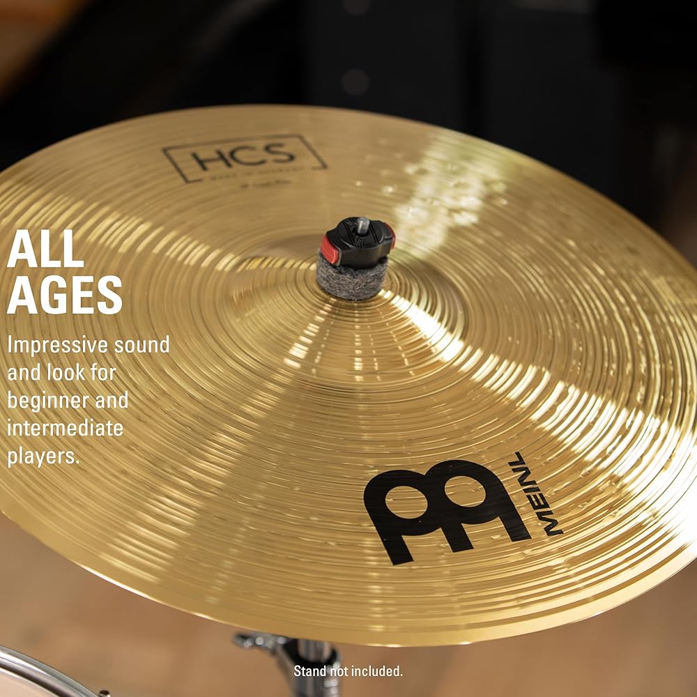 MEINL Cymbals HCS Series Crash Ride Cymbal, 18" Crash Ride, HCS18CR (Official Japanese Product)