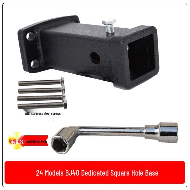 2024 BJ40 Trailer Hitch: Forged Tow Hook with Solid Ball Head