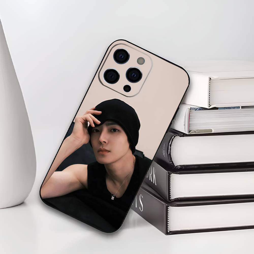 N-Neo Hou Minghao Handyhülle Für iPhone 17,16,15,14,13,12,11 Plus,Pro Max,XS,Weiche Silikon Schwarz Hülle