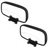 UACT Under Blind Spot Car Auxiliary Side Adjustable Set of 2 and Mirror, Elimination, Mirror, Angle, (Left Right)