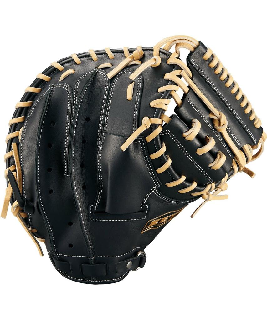 ZETT Winning Road Soft Baseball B BRCB33512F Catcher's Mitt, Black/Pastel (1932),